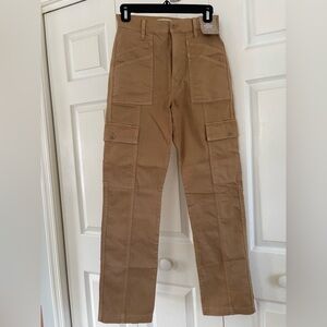 NWT Madewell Womens Garment Dyed '90s Straight Cargo Pant